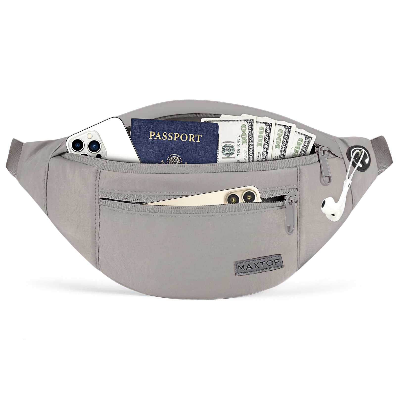 MAXTOP Small Cross body Bag Shoulder Fanny Pack for Women Men