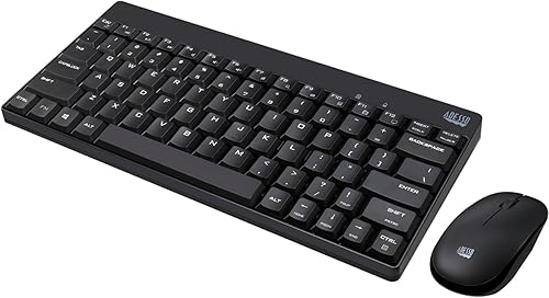 Miniatura 3 de Adesso WKB-1100CB - Combo de teclado y mouse, ergonómico, natural, resistente a derrames, color negro