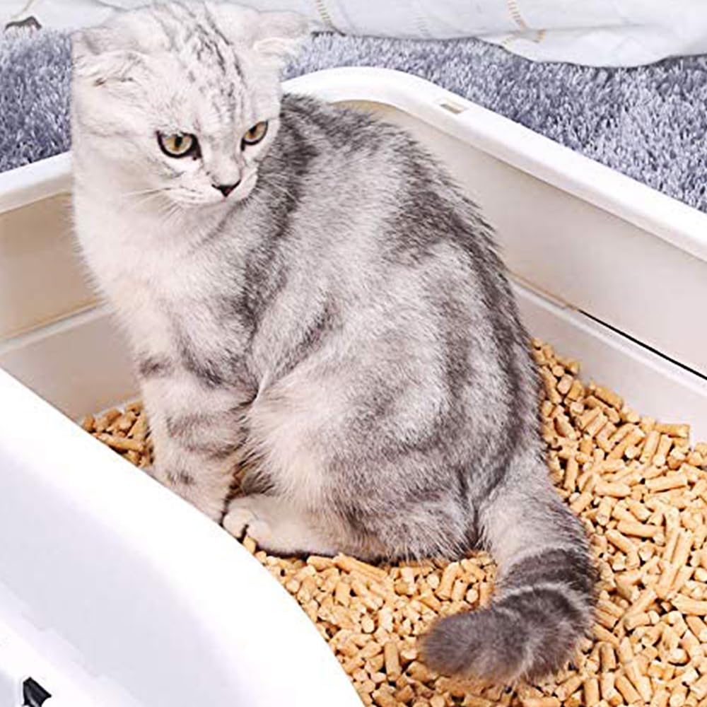 Smell & SMILE Natürliches hygienisches Pflanzenbett, organisch für Katzen und kleine Nagetiere, 10 l, Holzspäne (20 l)