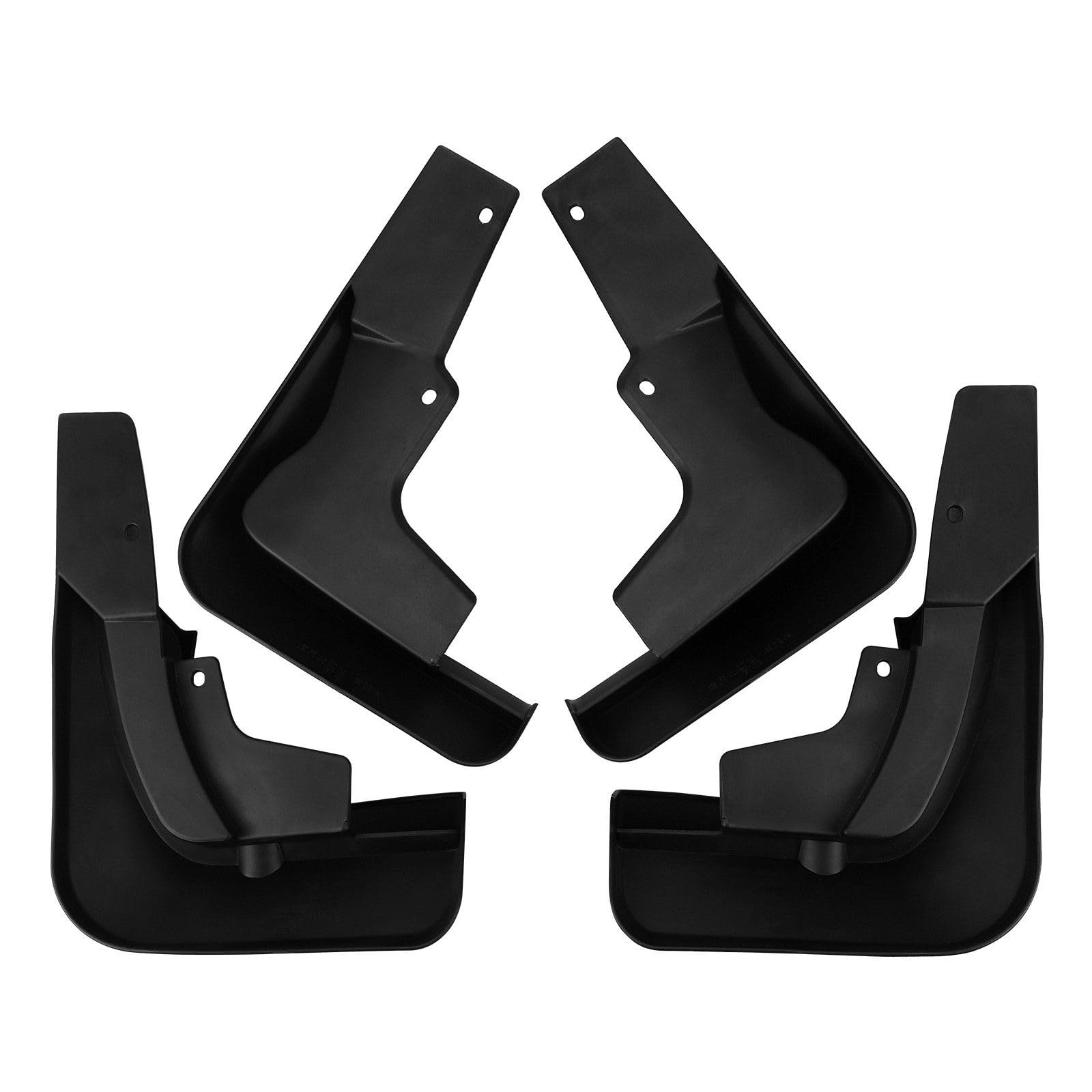 CDQSB 4 Pcs Car Mud Flaps for BYD Tang 2015-2017, Front Rear Fenders Splashproof Splash Guards Mudflaps Protects Accessories
