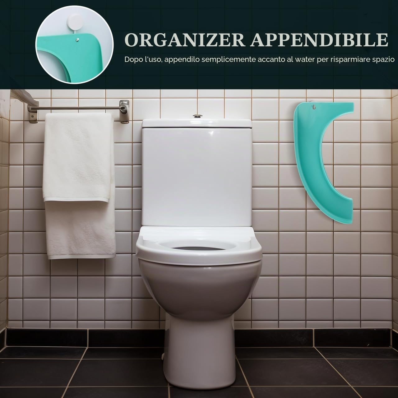 Sedile WC pieghevole in silicone portatile, per sedile igienico, portatile, portatile, da viaggio, con cuscino in silicone antiscivolo, riciclabile per vasetto da viaggio