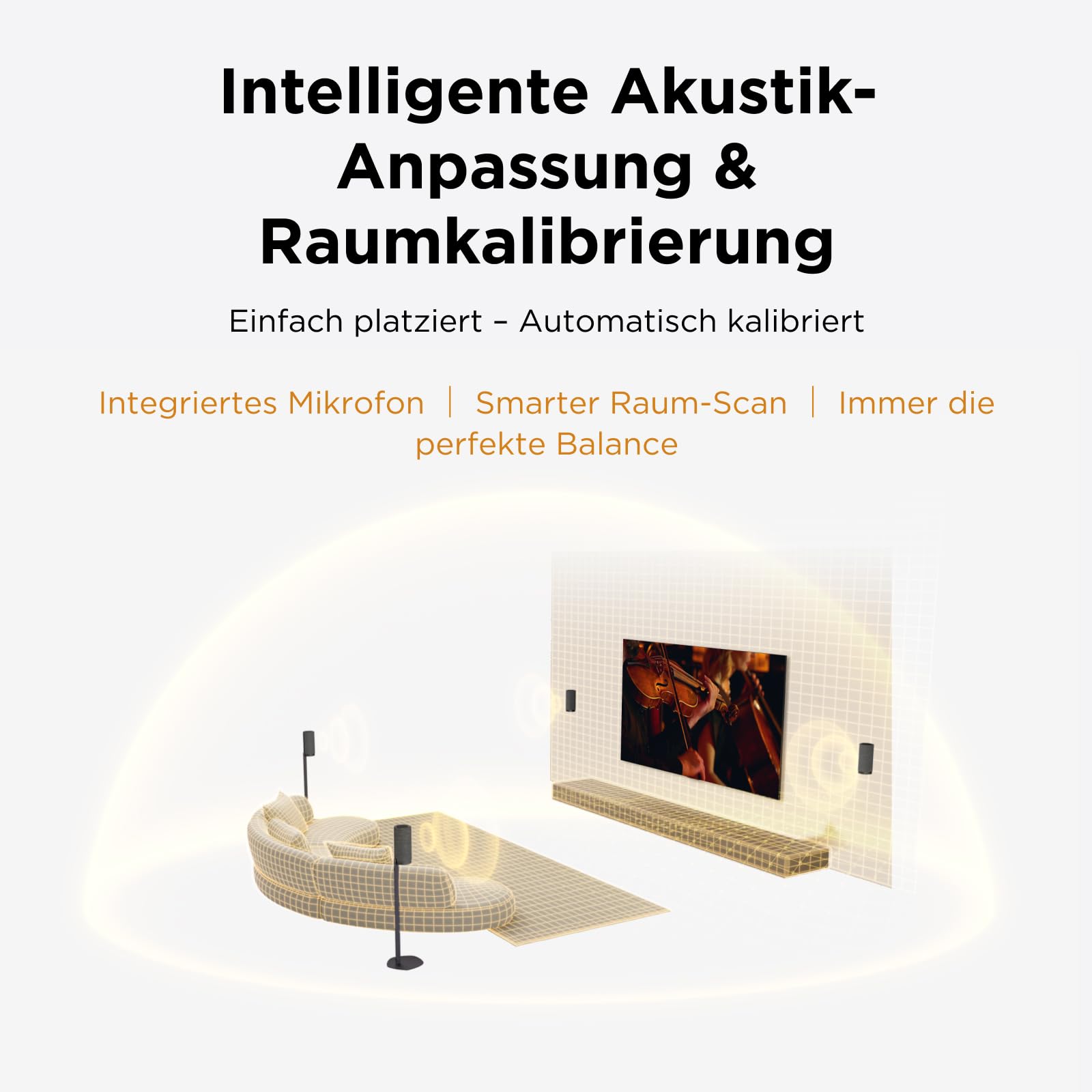 TCL Z100 Kabelloser Subwoofer für Immersiven 3D Heimkino-Sound, Dolby Atmos & Tiefer Bass - Ergänzung Z100 Speaker erforderlich - Platzsparendes Design & Flexible Platzierung