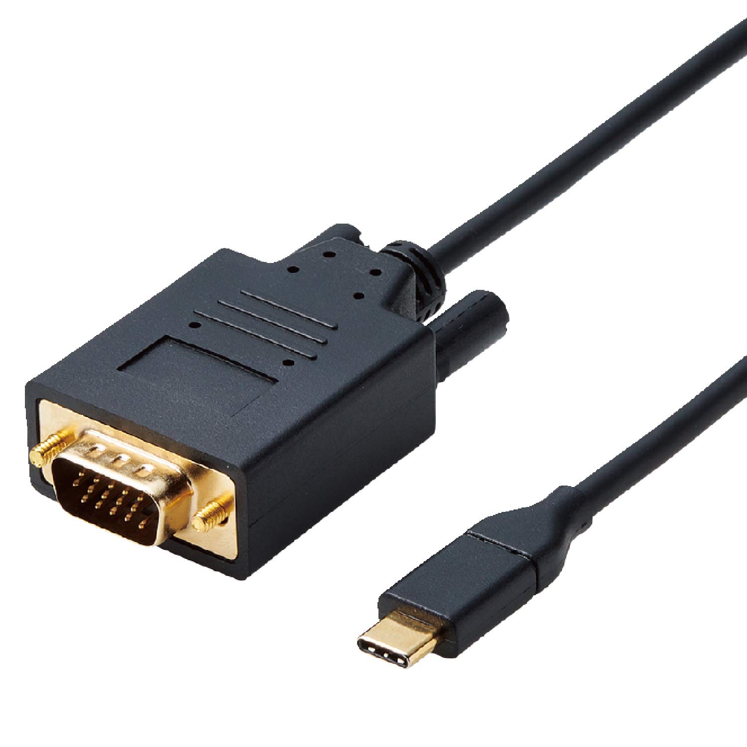 Amazon.co.jp: エレコム 変換ケーブル USBC VGA 2.0m ブラック