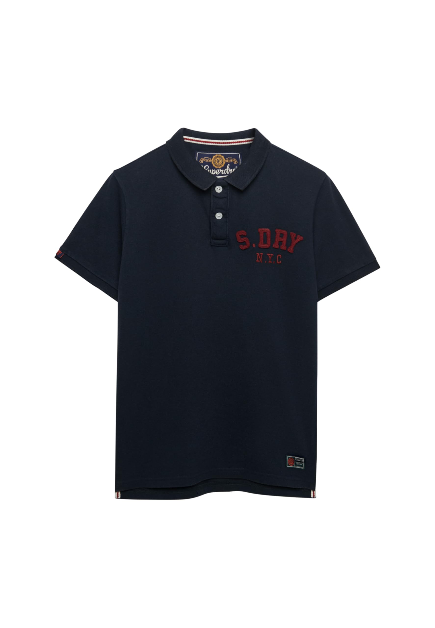 Superdry Men's Vintage Athletic Polo Shirt, Eclipse Navy, 3XL
