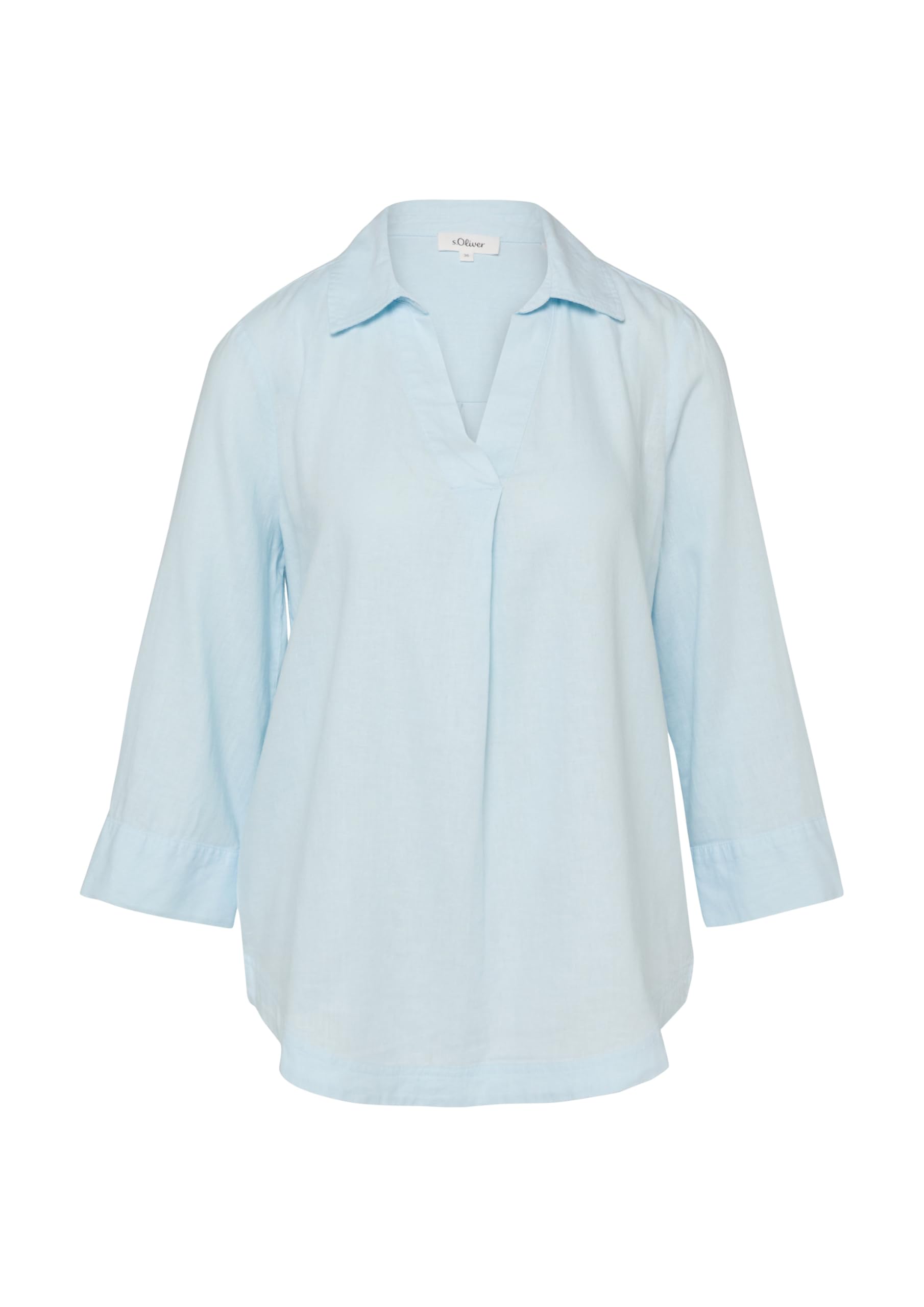 s.Oliver Damen 2178870 Leinen-Mix Bluse 3/4 Arm (1er Pack)