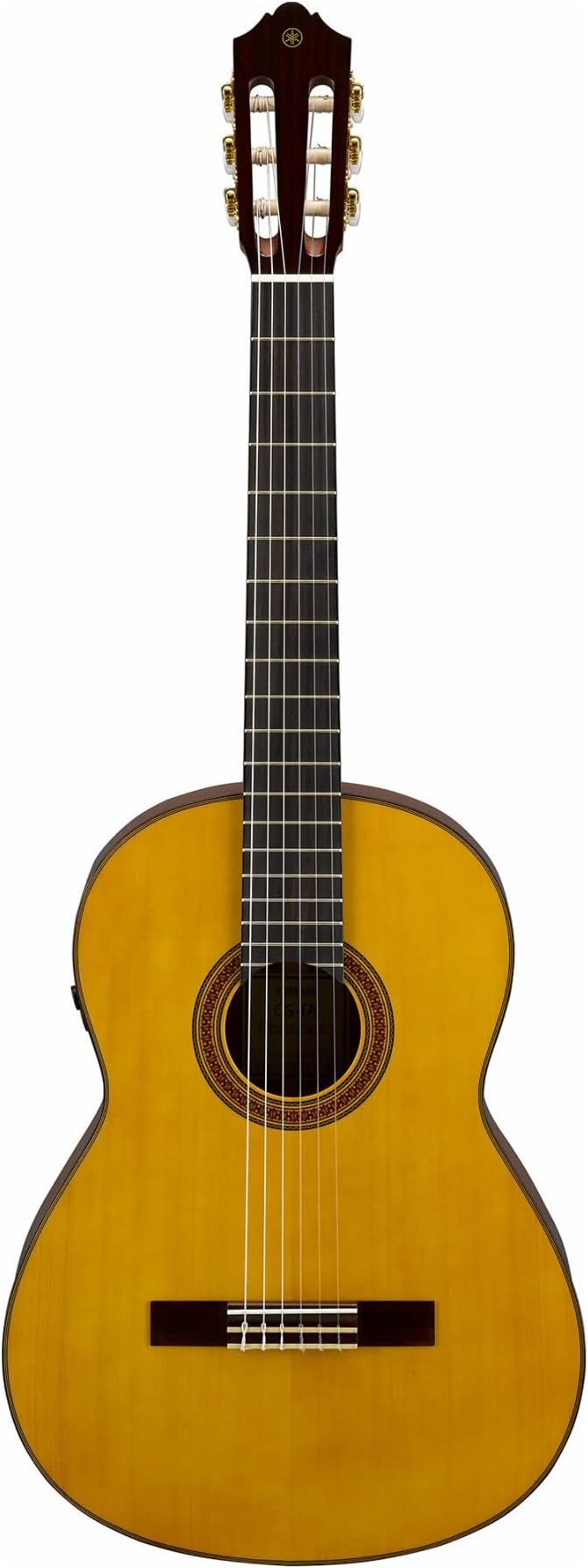 CG-TA Nylon String TransAcoustic Guitar with Chorus and Reverb, Classical, Vintage Tint