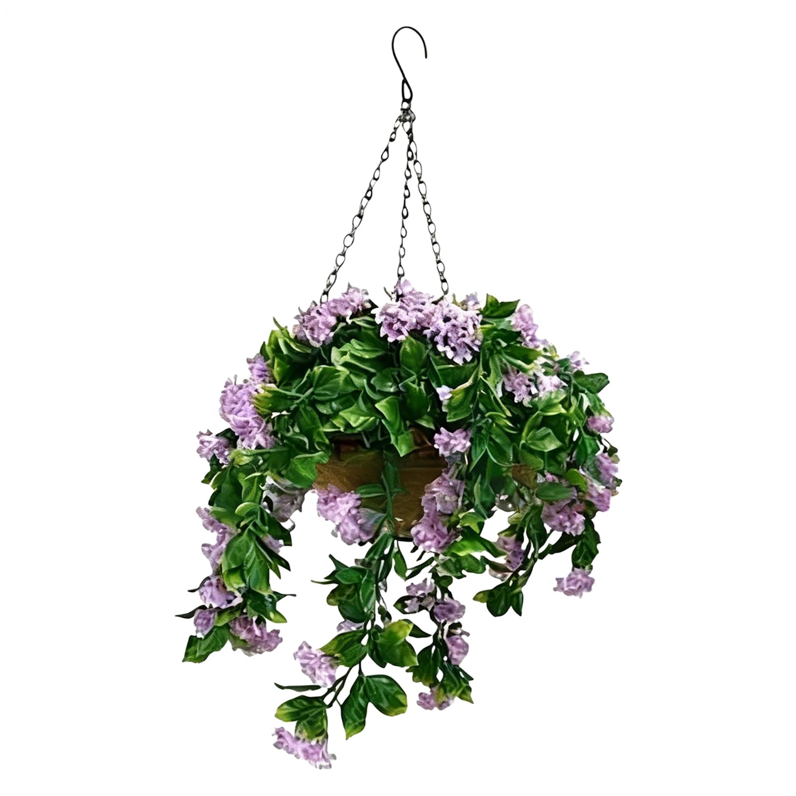 Fleurs artificielles suspendues myrte crêpe pour extérieur et balcon