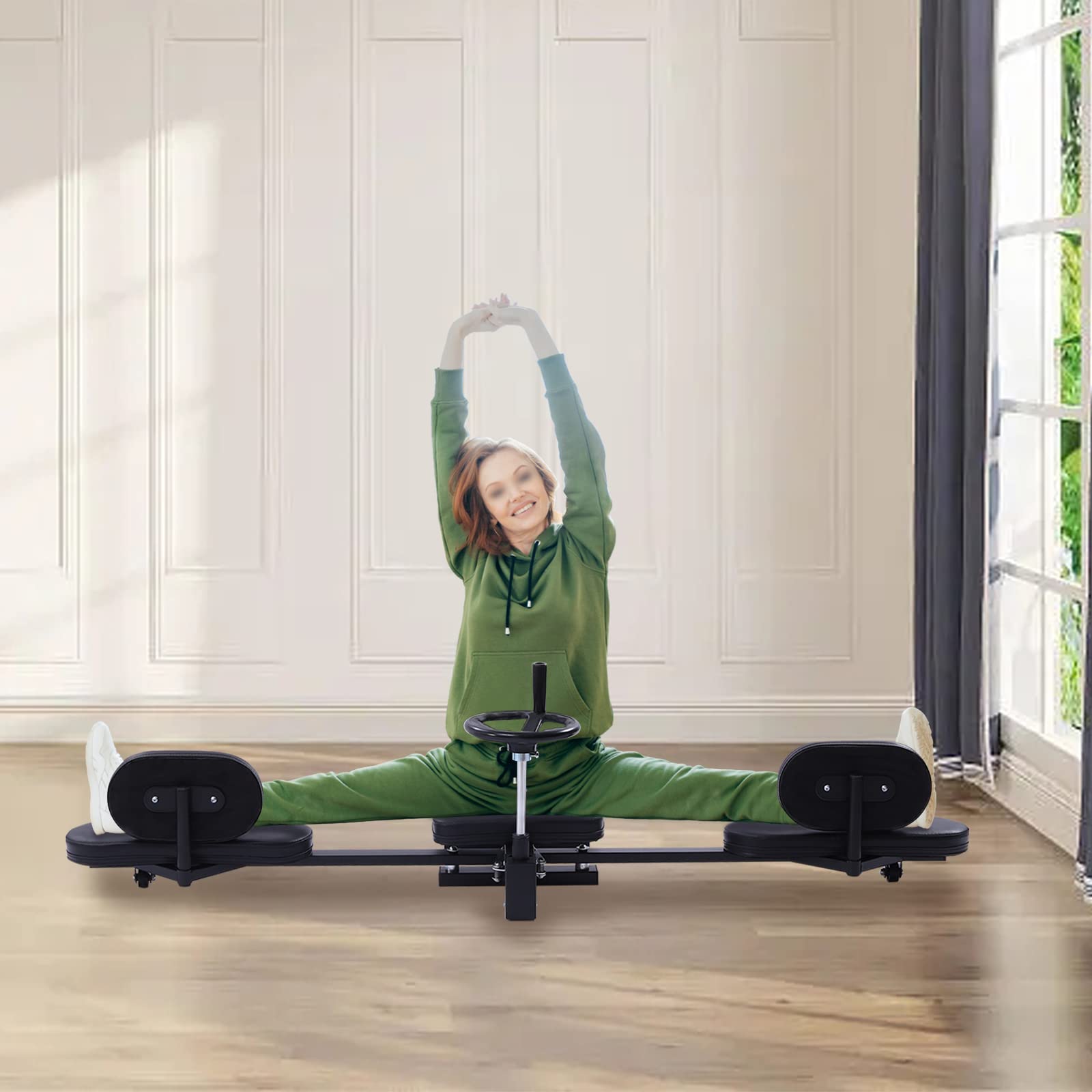 Macchina Allungamento Gambe Danza - Estensione Legs Split 180°, Per Yoga, Taekwondo E Fitness, Regolabile