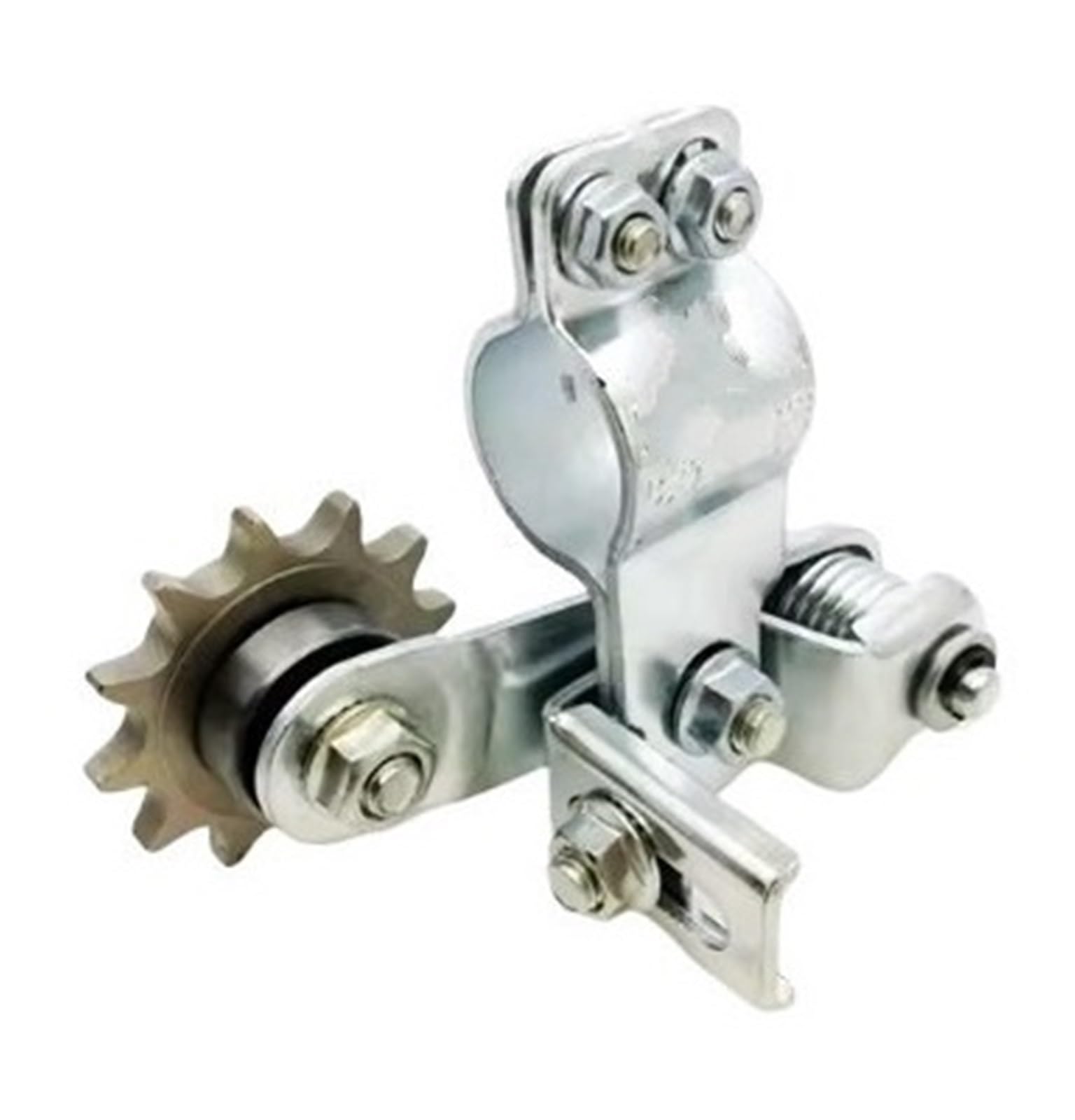 Engranaje rueda de plástico tensor de cadena de motocicleta perno en ajustador de cadena de rodillo Motocross reajuste Racing Tensor de cadena para(Gear-D)