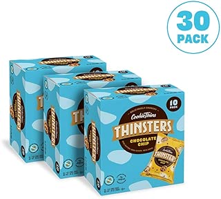 THINSTERS Cookies Bulk Pack Chocolate Chip, 1 Ounce (Pack of 30), Non GMO, Peanut Free - coolthings.us