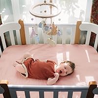 Vista 7 de MEILA Sábanas de moisés compatibles con Halo Baby Flex BassiNest, mini sábanas para cuna para niño y niña, 100% algodón jersey, ultra suaves