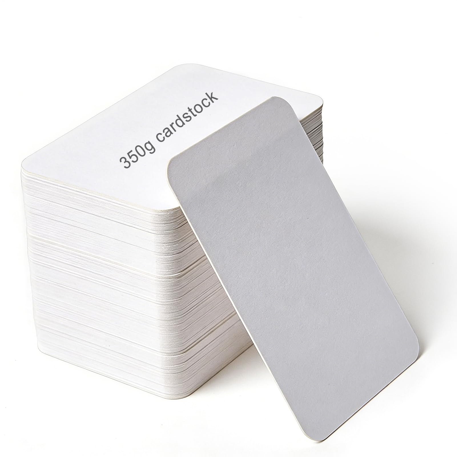 500 Pcs Blank Business Cards, 9 x 5.4 cm Blank Kraft Cards, Portable Business Message Cards Craft Words Cards for Home Office School DIY Memory Note Gift Tags