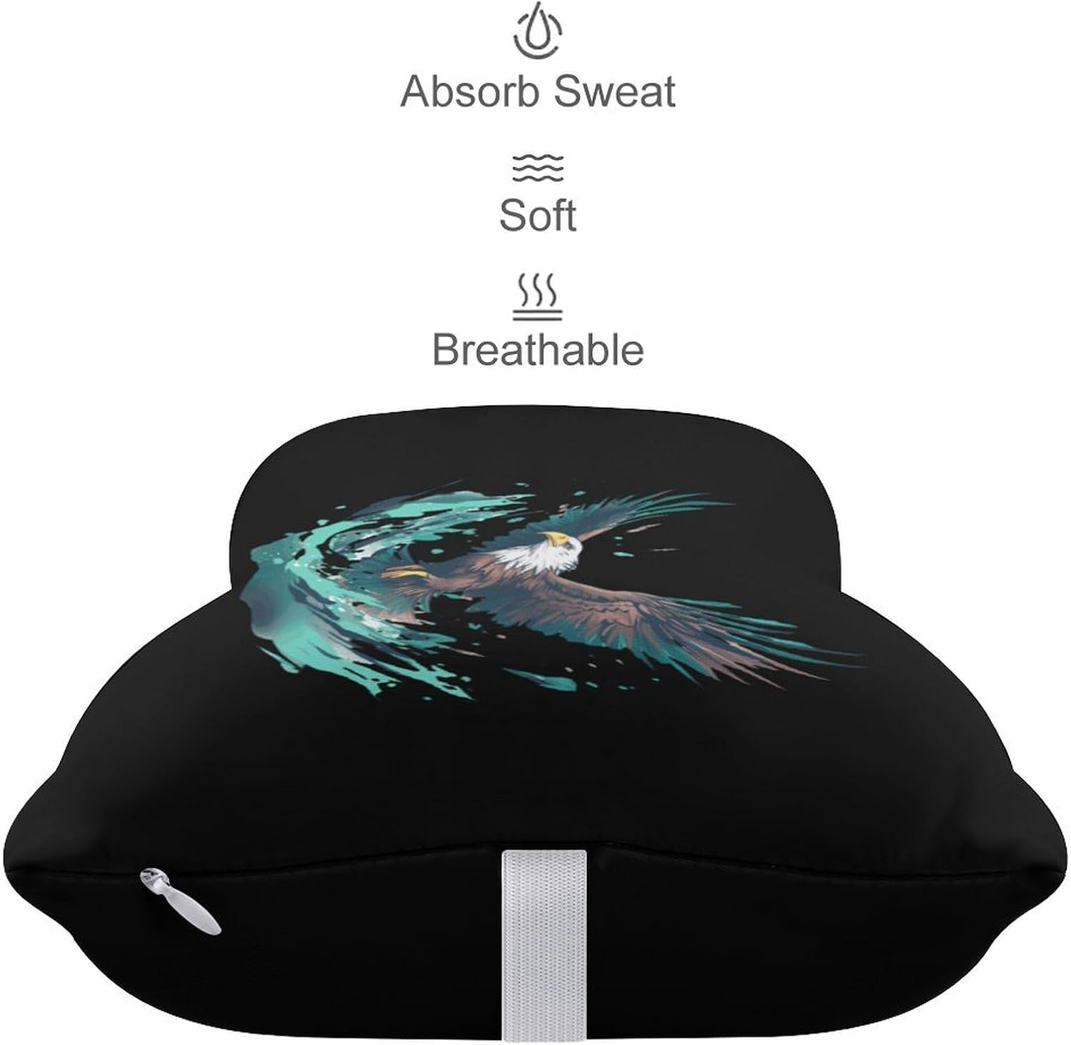 Eagle 2 Pack Car Neck Pillow Car Headrest Soft Car Pillow for Most Cars