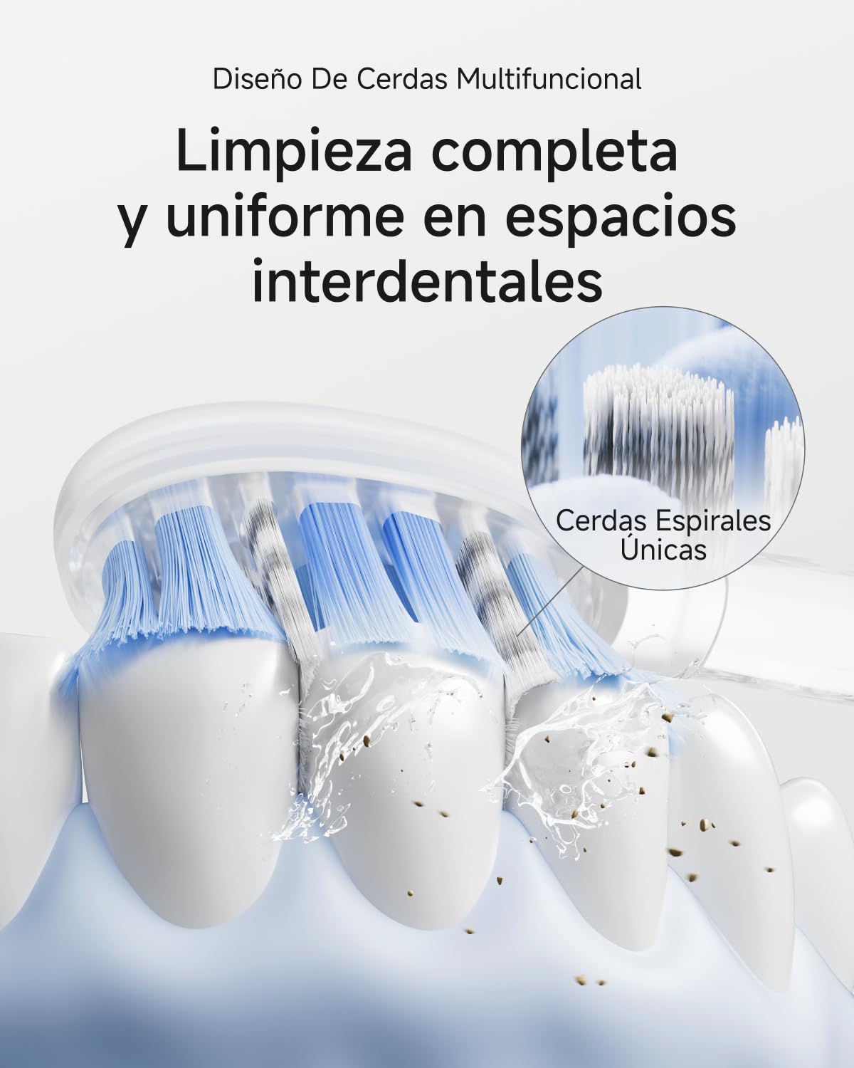 Laifen Wave Pro Cepillo Eléctrico Sónico, Autonomía 70 Días, Acero Inox | Sistema de Limpieza de Doble Modo, Sensor de Presión Inteligente, Tecnología WaveMotion de 60°, IPX8, Ajustes desde la App