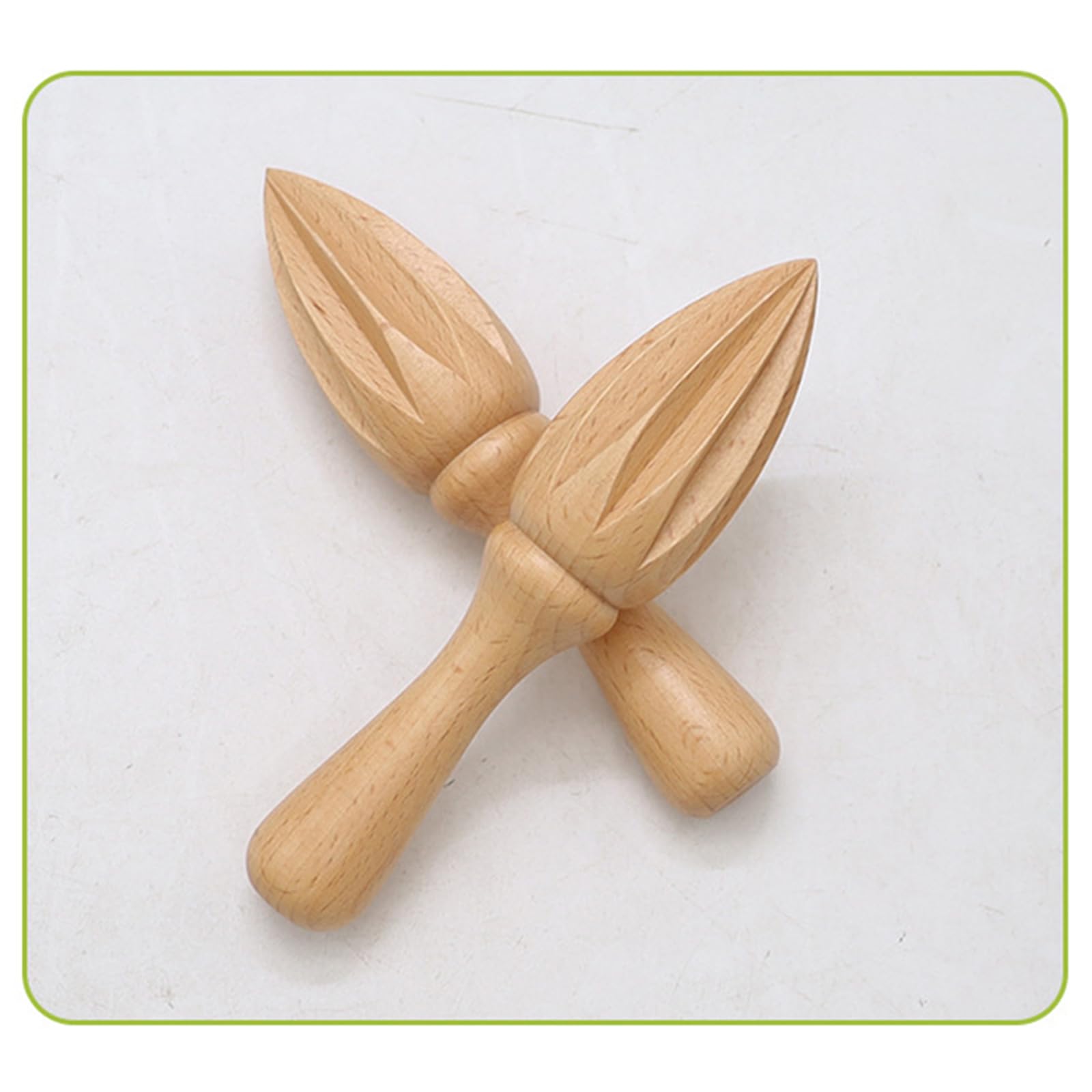 Exprimidor manual de limón, madera de haya, herramienta de cítricos