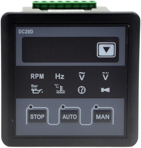DC20D Diesel/Gasoline Generator Engine Controller Control Module Manual/Remote Auto Start DC 8-36V