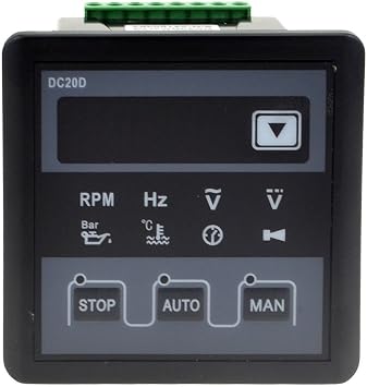 DC20D Diesel/Gasoline Generator Engine Controller Control Module Manual/Remote Auto Start DC 8-36V