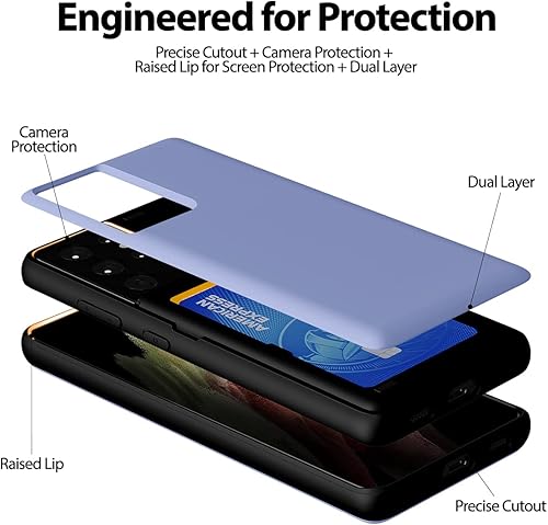 Miniatura 180 de GOOSPERY Parachoques magnético para puerta compatible con Galaxy S23, tarjetero tipo cartera, cierre automático, protección de doble capa resistente
