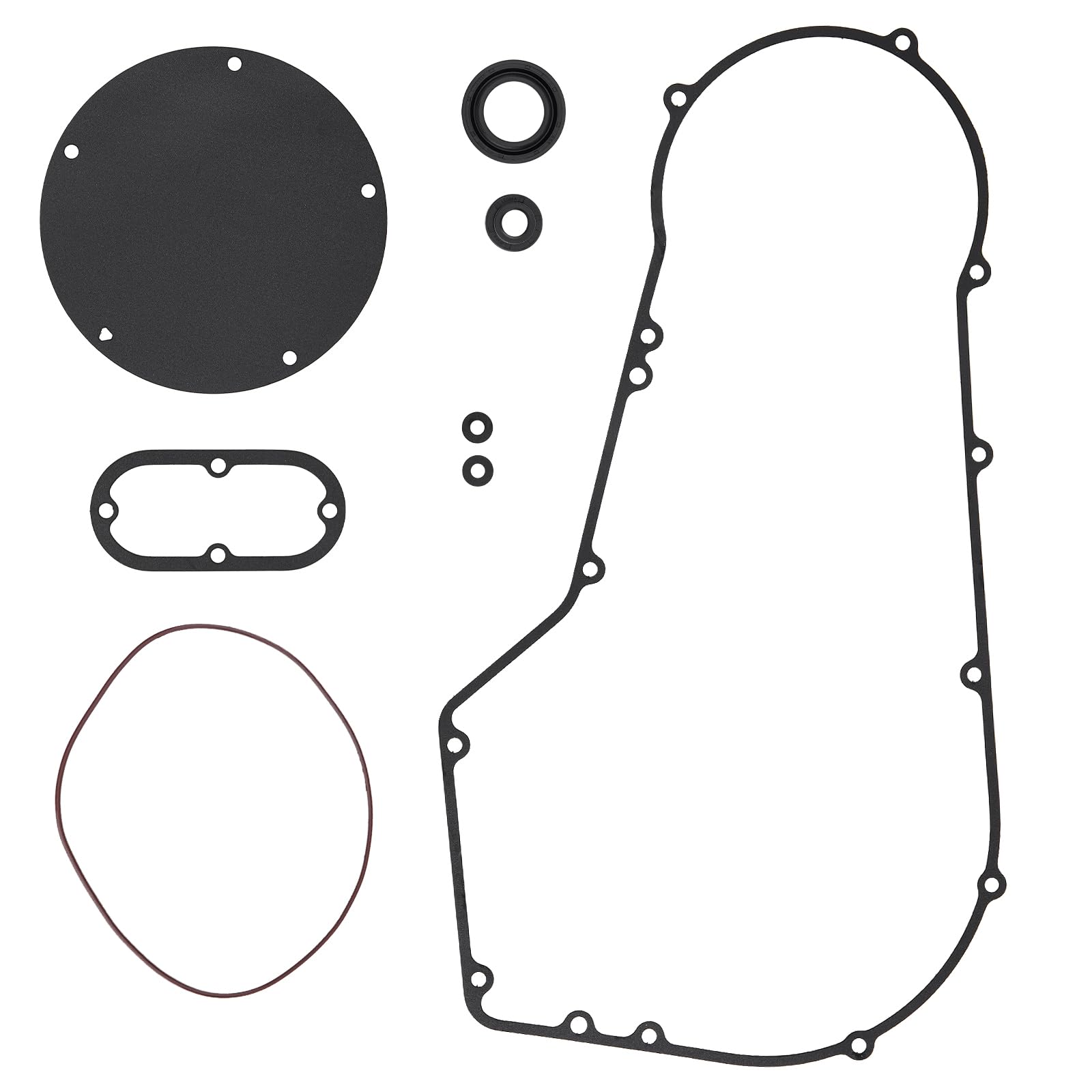 Road Passion Kupplungsprimärdeckel Dichtungssatz Kompatibel mit Harley Softail Standard Anniversary FXST 2003/ Softail Standard EFI FXSTI 2001-2005/ Softail Standard FXST 1999-2005