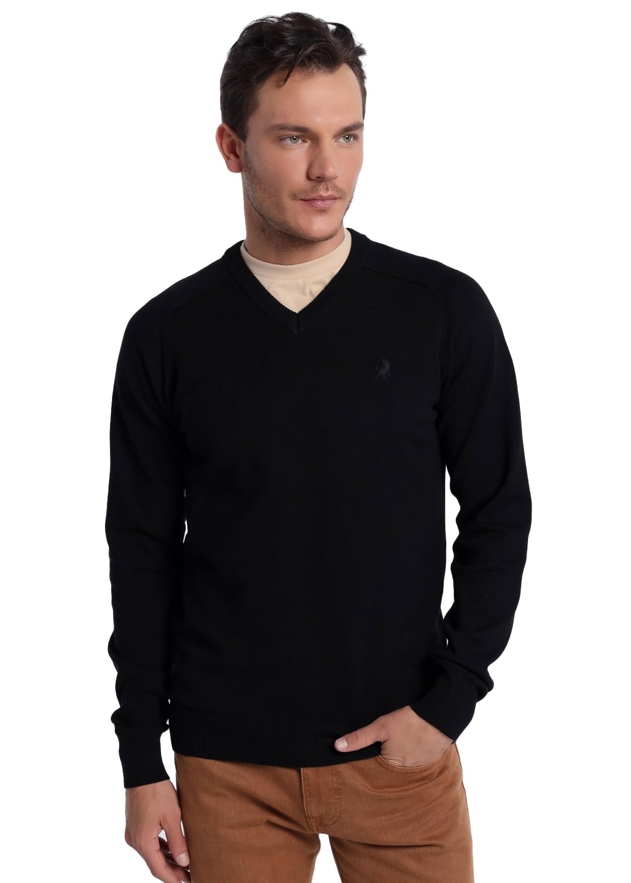Lois Jeans - Jersey Basico con Cuello a Pico