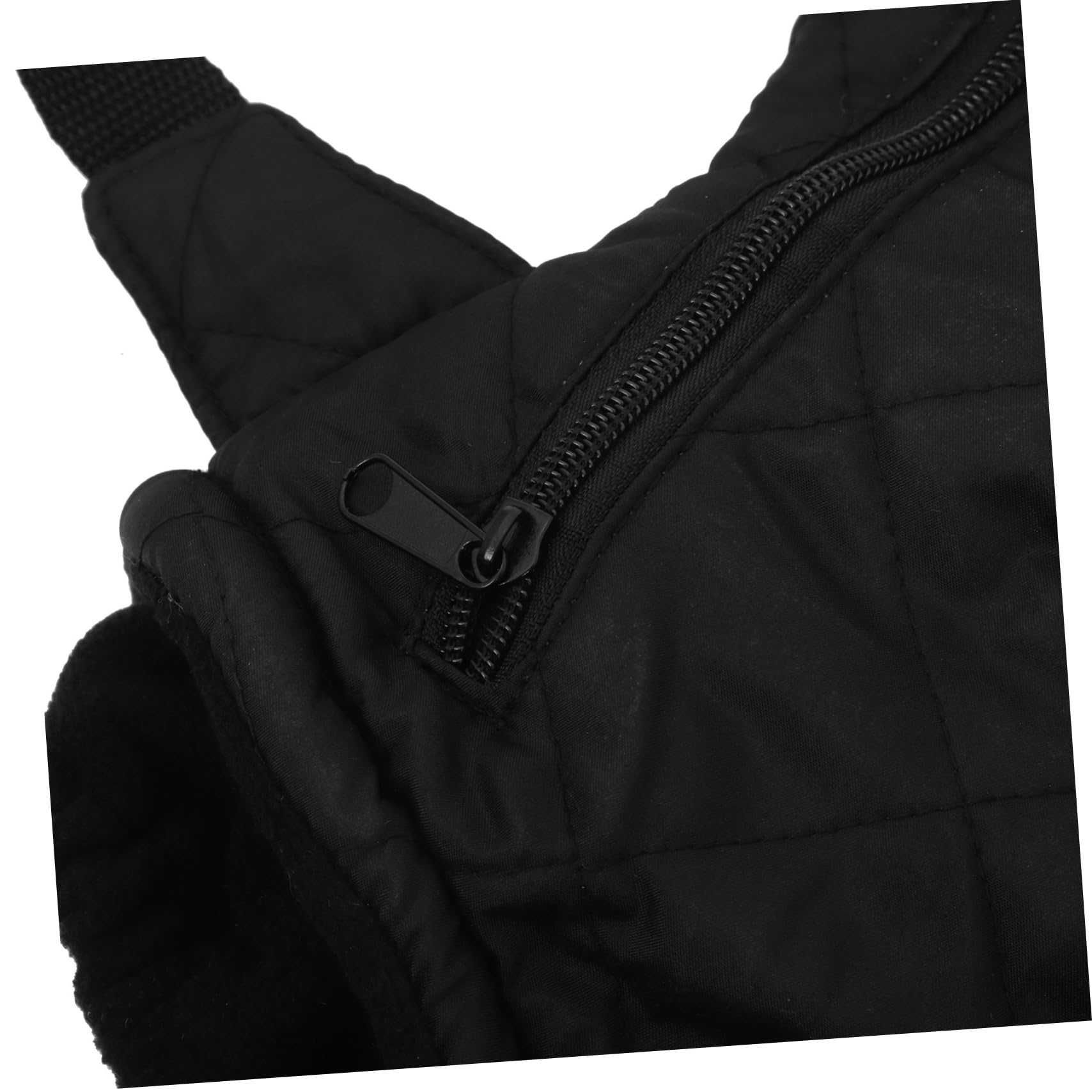 Chauffe-mains Électrique Portable Noir, Manchon D'hiver en Coton Matelassé