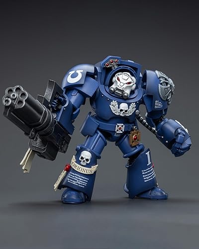Miniatura 3 de Pipigirl JoyToy - Kit de figuras de acción de 40 K Space Marine con licencia 118 de soldado, ultramarines Terminators Brother Orionus, modelos de 4