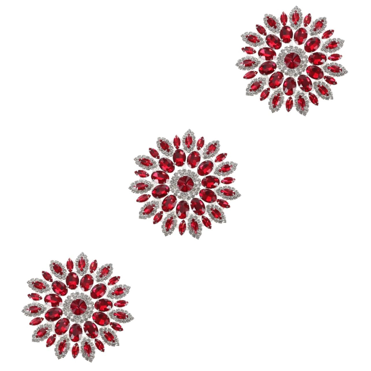 3pezzi Decorazione Per Abbigliamento Toppe Termoadesive Per Borse e Accessori Base