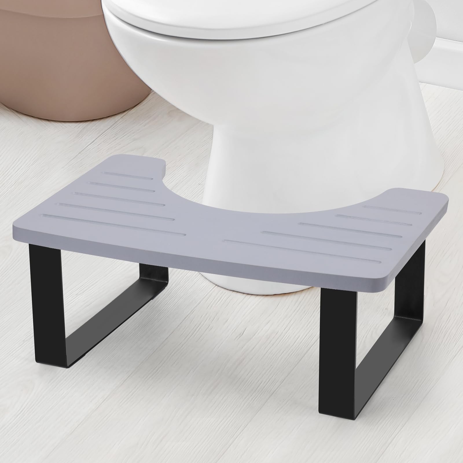 JOPSTDI Bamboo Toilet Stool