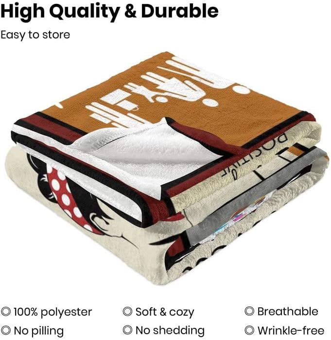 Miniatura 2 de Manta para trabajador social, ultrasuave, ligera, cómoda, de franela para sofá, cama