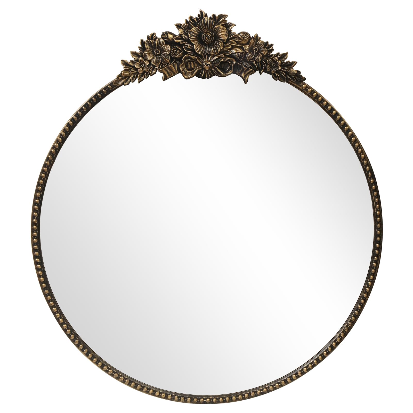 アンティーク調　鏡　アメリカで購入 Amazon.com: AIXI HOME Antique Gold Arched Full Length Mirror