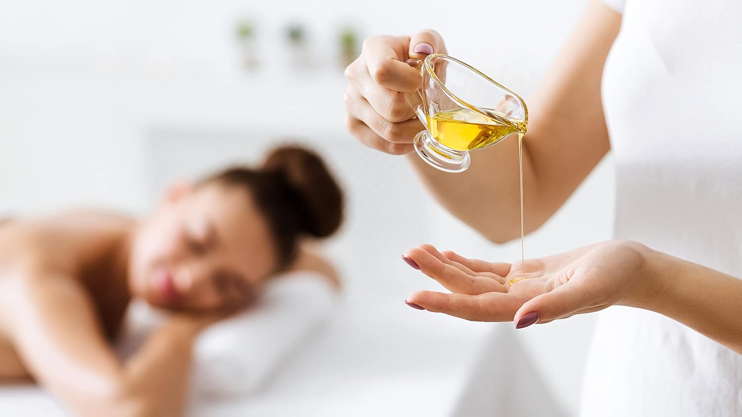 Peppermint Essential Oil Mint Blend with Pure Jojoba Grape Seed Argan Oil with a Very Rich Selection of Plants Extract - 1 Gallon Massage Mixture Bulk Wholesale 128 oz LB Hair Skin Face Body