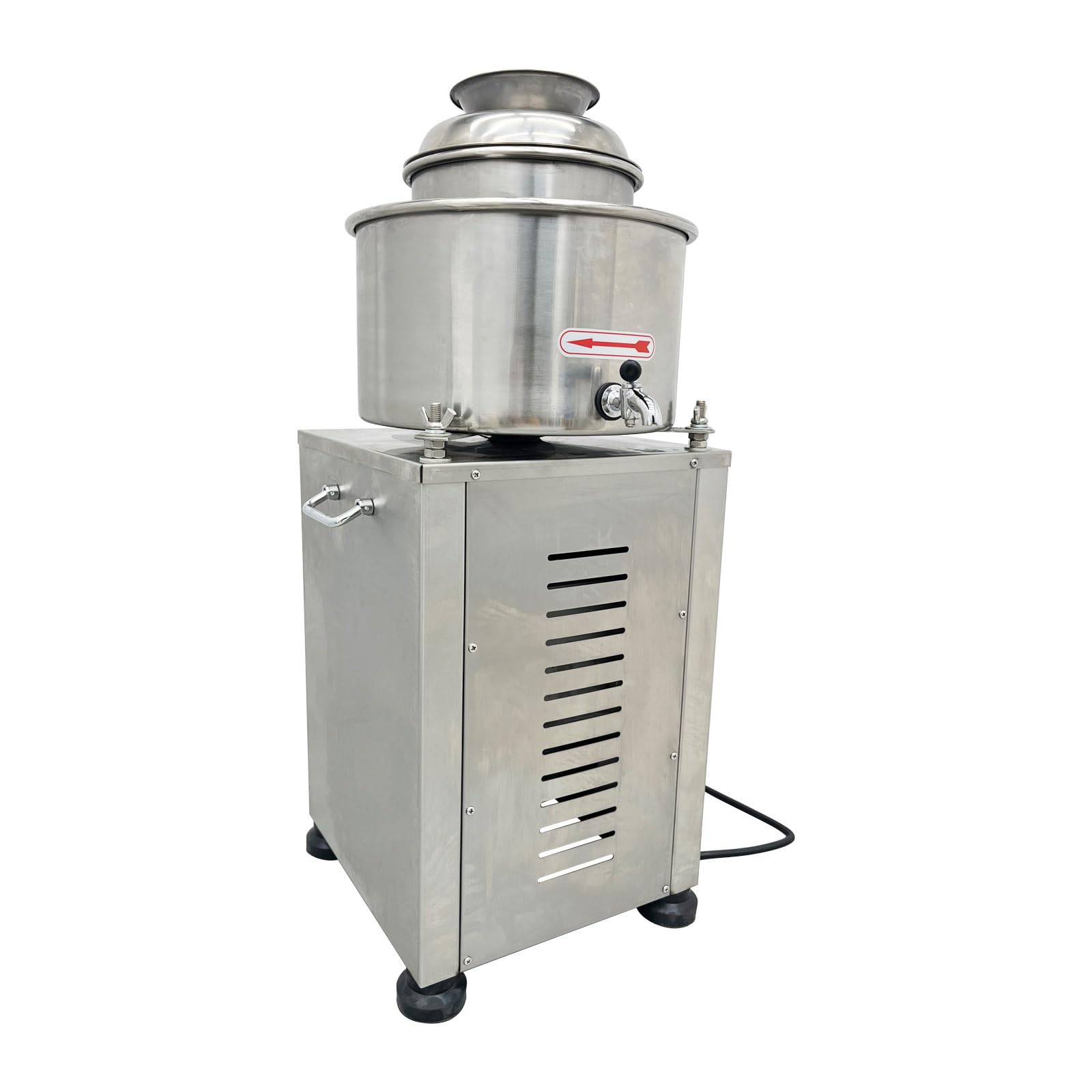 WYDDDARY Stainless Steel Electric Meat Puree Making Machine Commercial Meatball Beater 2800RMP Meat Processor Meat Grinder 110V 1500W