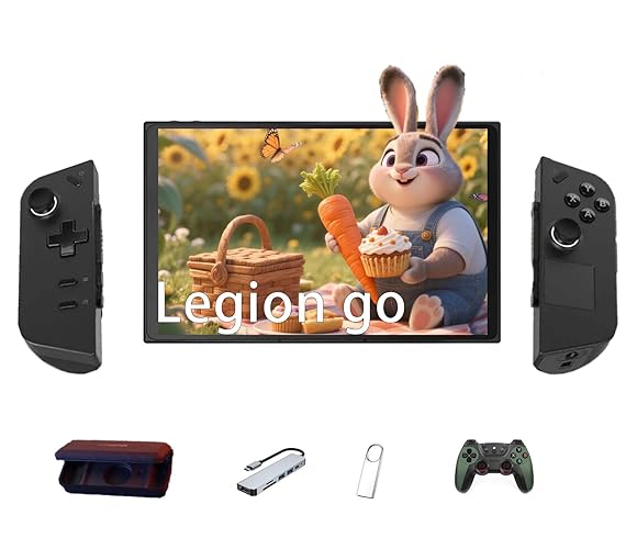 Lenovo Legion Go Handheld Gaming Consoles, Windows 11 Home, 16GB Ram 2TB SSD, 8.8" WQXGA IPS Color Touch Screen 144hz Display, AMD Ryzen Z1 Extreme CPU, with 4in1 Kit - 2TB