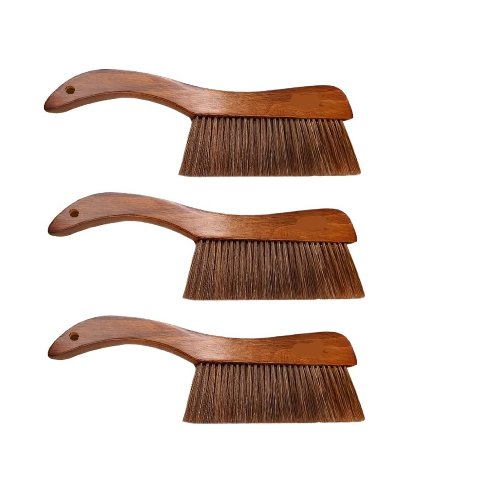 Generico Maniglia con setole morbide Spazzola antipolvere Spazzatura antistatica for divano letto Depilazione di animali domestici Strumento delicato for la pulizia della casa(3pcs)