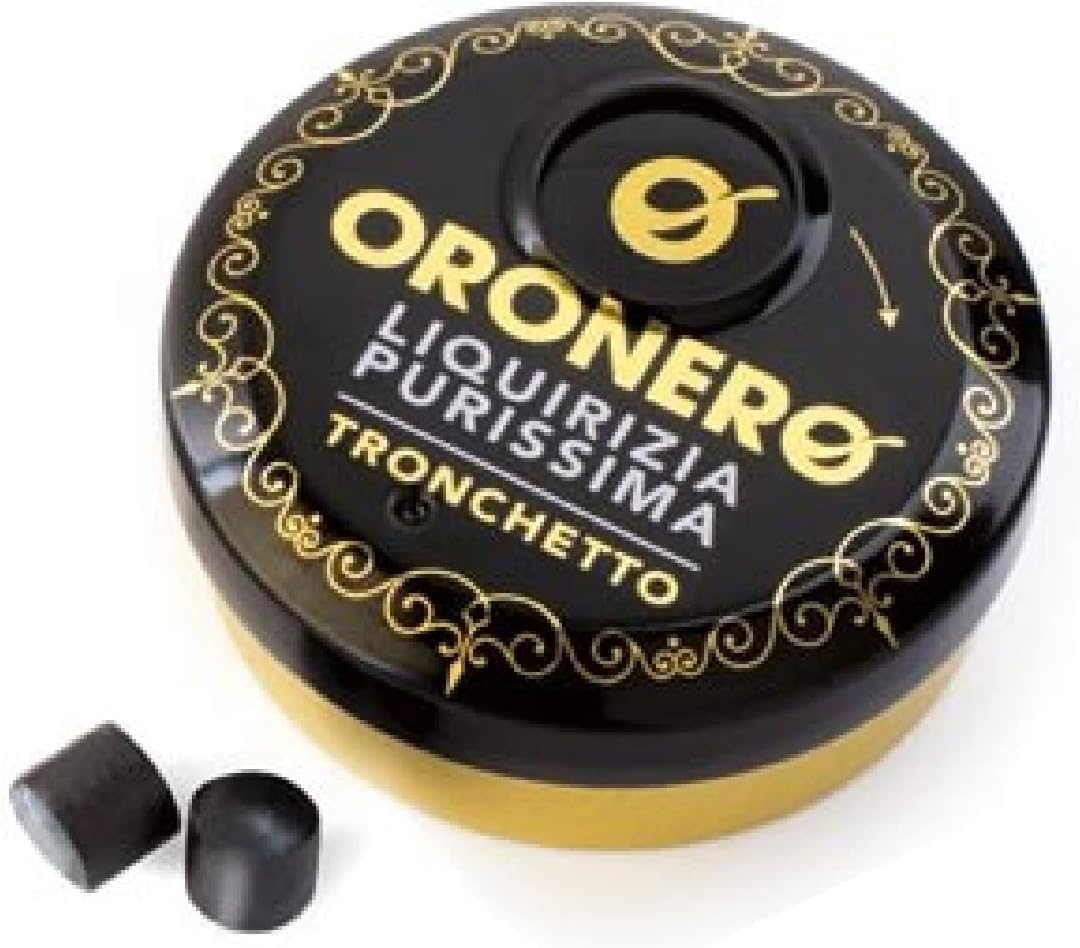 Liquirizia OroNero Liquirizia Purissima Tronchetto 18 Scatoline Metallo da 18 g