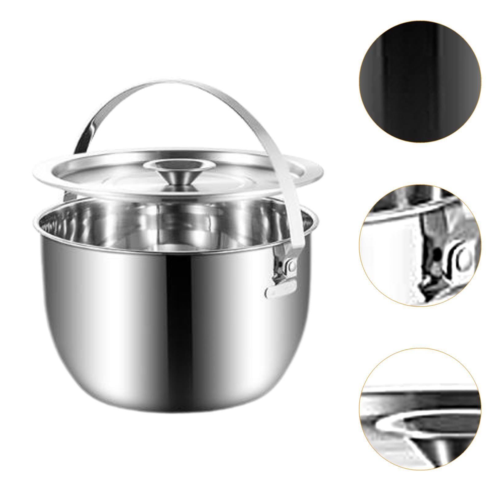 ?????? Ice Bucket with Lid with Carry Handle Indoor Outdoor Parties Beverage Tub Storage Bin for Backyard Home BBQ Camping Chilling, 3.5L