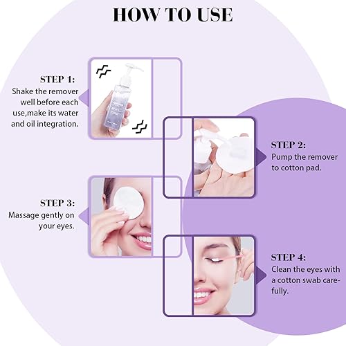 Miniatura 5 de Removedor de pestañas para racimo de pestañas, removedor de pestañas en racimo, 3.5 onzas líquidas, removedor de pegamento de pestañas en racimo,