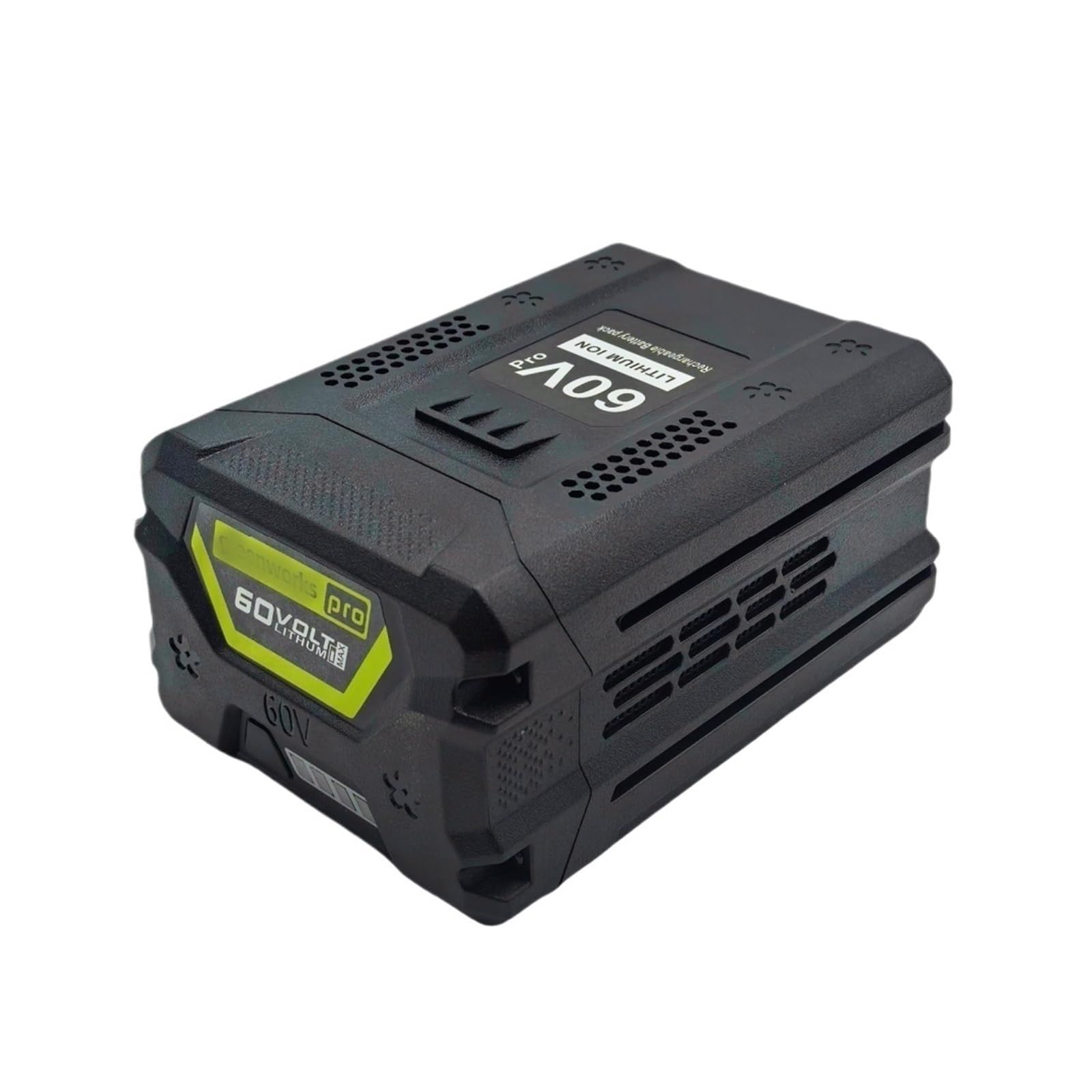 Batería de Iones de Litio de 60 V 6,0/8,0/10,0 Ah Compatible con Greenworks cortacésped sin escobillas y Herramientas de jardinería Pro GD60AB(10000mAh)