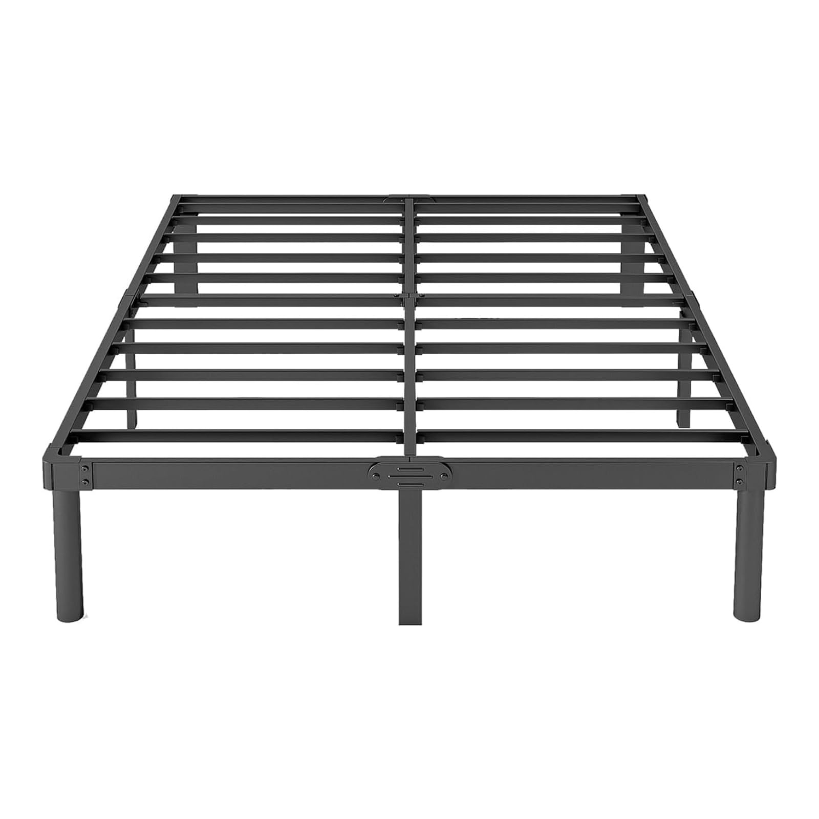 King Metal Platform Bed Frame - Black