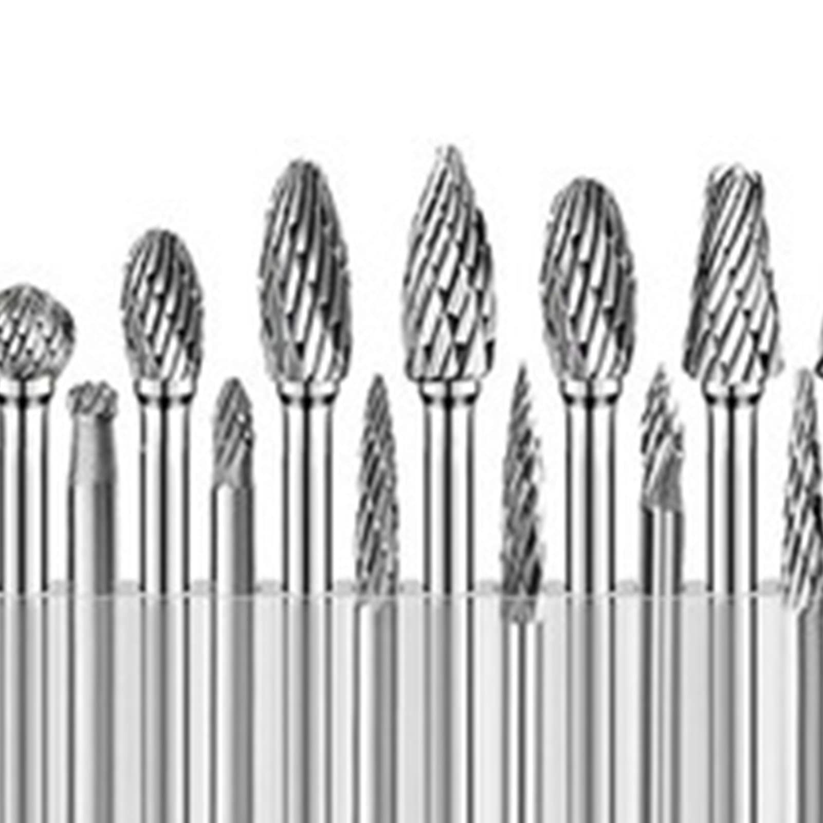 File Burr Grinding Bit Carbide Tool Set Kit Chamfering Engraving Metalworking Woodworking Drilling Carving Removal