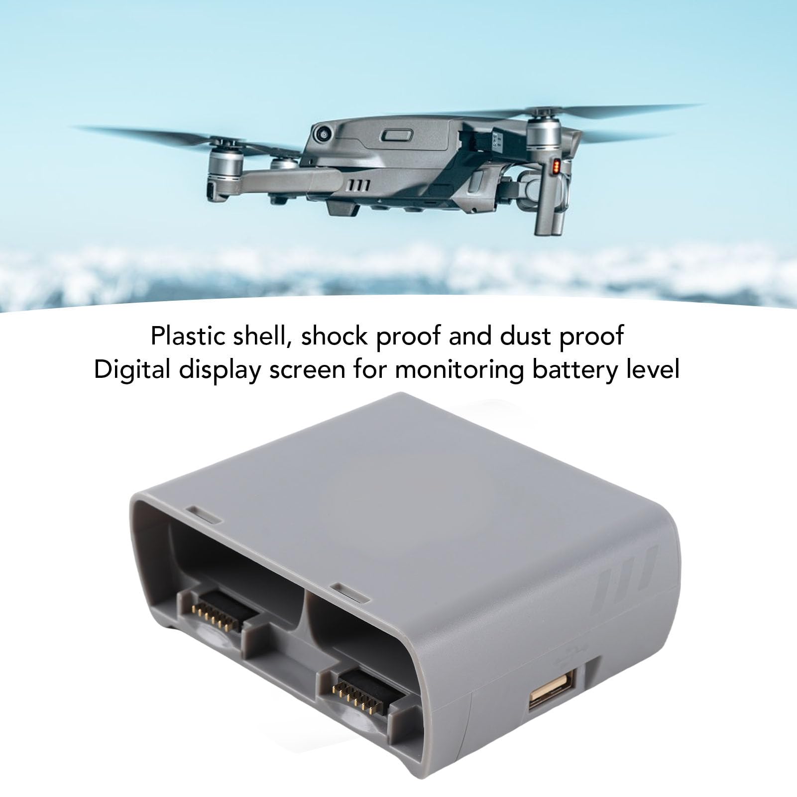 Caricabatterie per Drone Bidirezionale a Ricarica Rapida PD per Hub da Viaggio Compatto Mini 4K Mini2 Mini SE