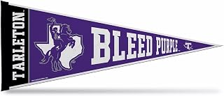 Rico Industries NCAA Exclusive 12" x 30" Felt Wall Décor Pennant - Great for Home/Bed Room/Man Cave Décor