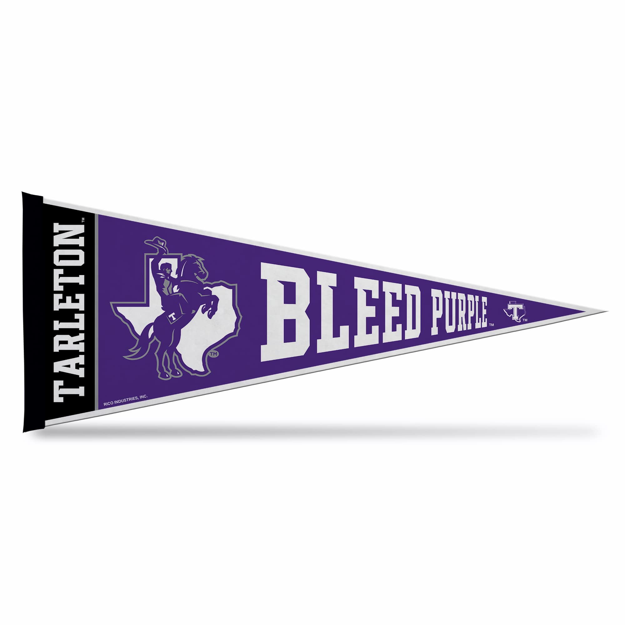 Rico Industries NCAA Exclusive 12" x 30" Felt Wall Décor Pennant - Great for Home/Bed Room/Man Cave Décor
