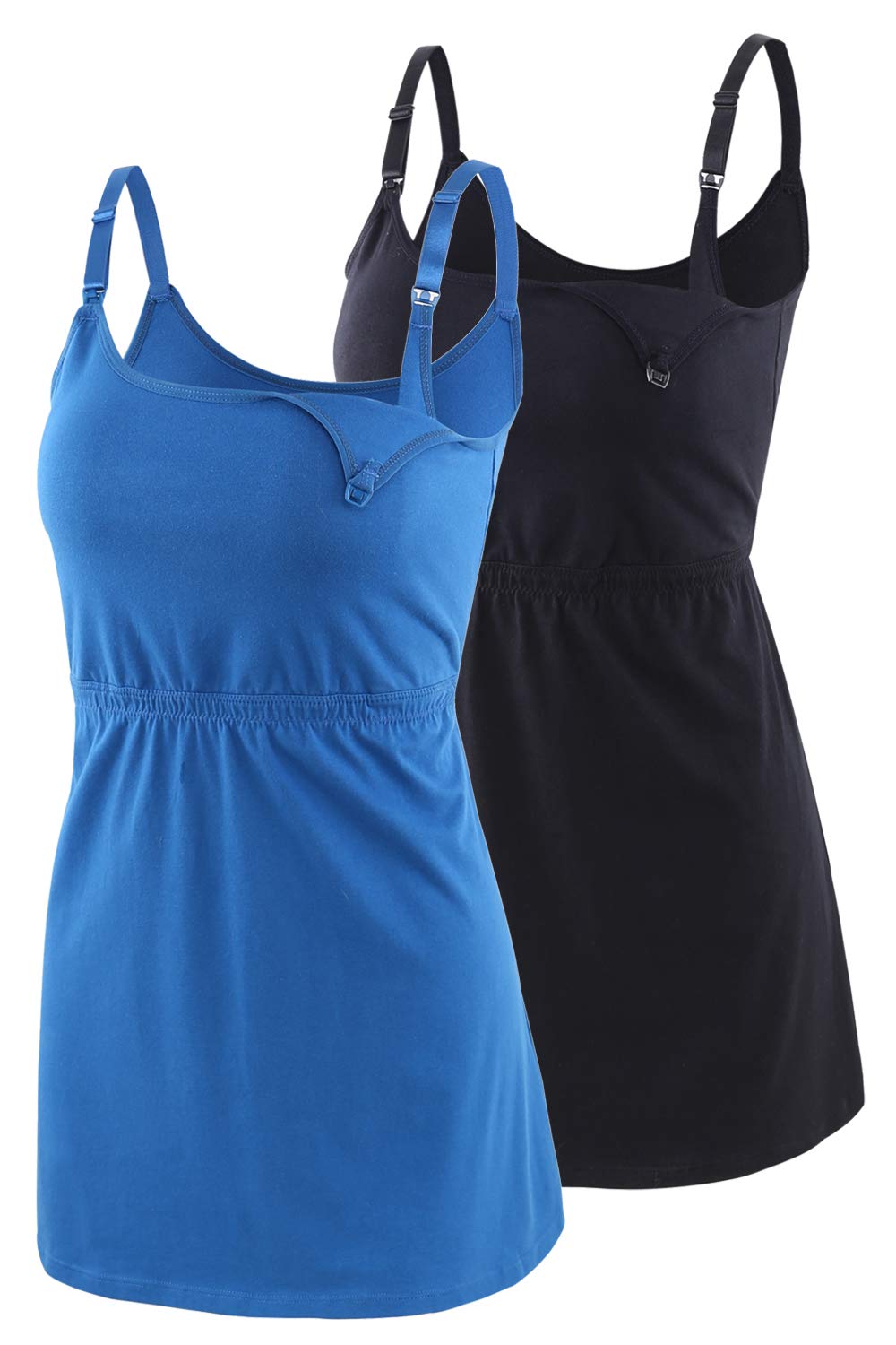 MANCI Pregnant Cami, Women's Cotton Nursing Tank Top Maternity Camisole for Breastfeeding