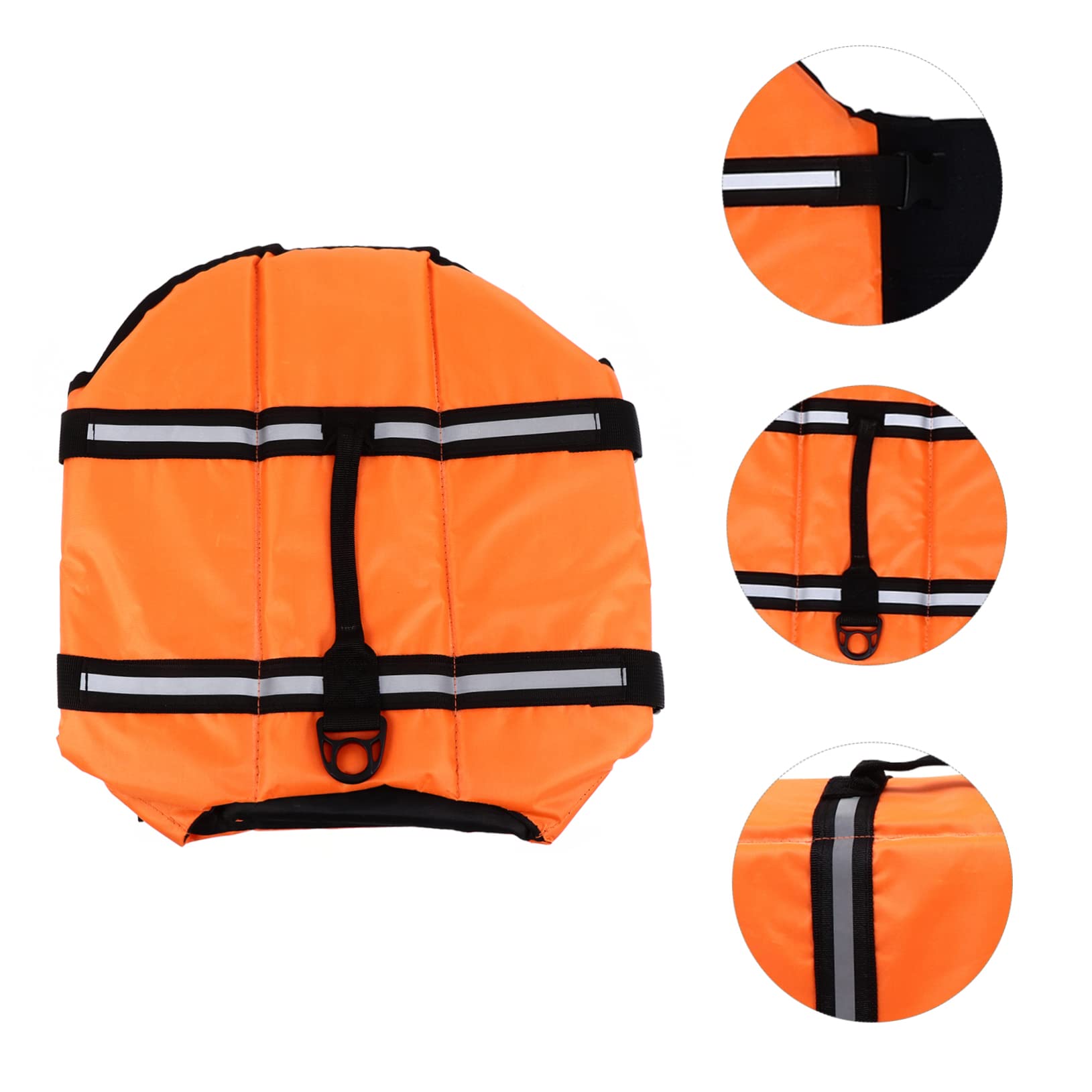 Abaodam Dog Reflective Life Vest for Summer Swimming Pet Life Vest with Back Handle Durable and Comfortable