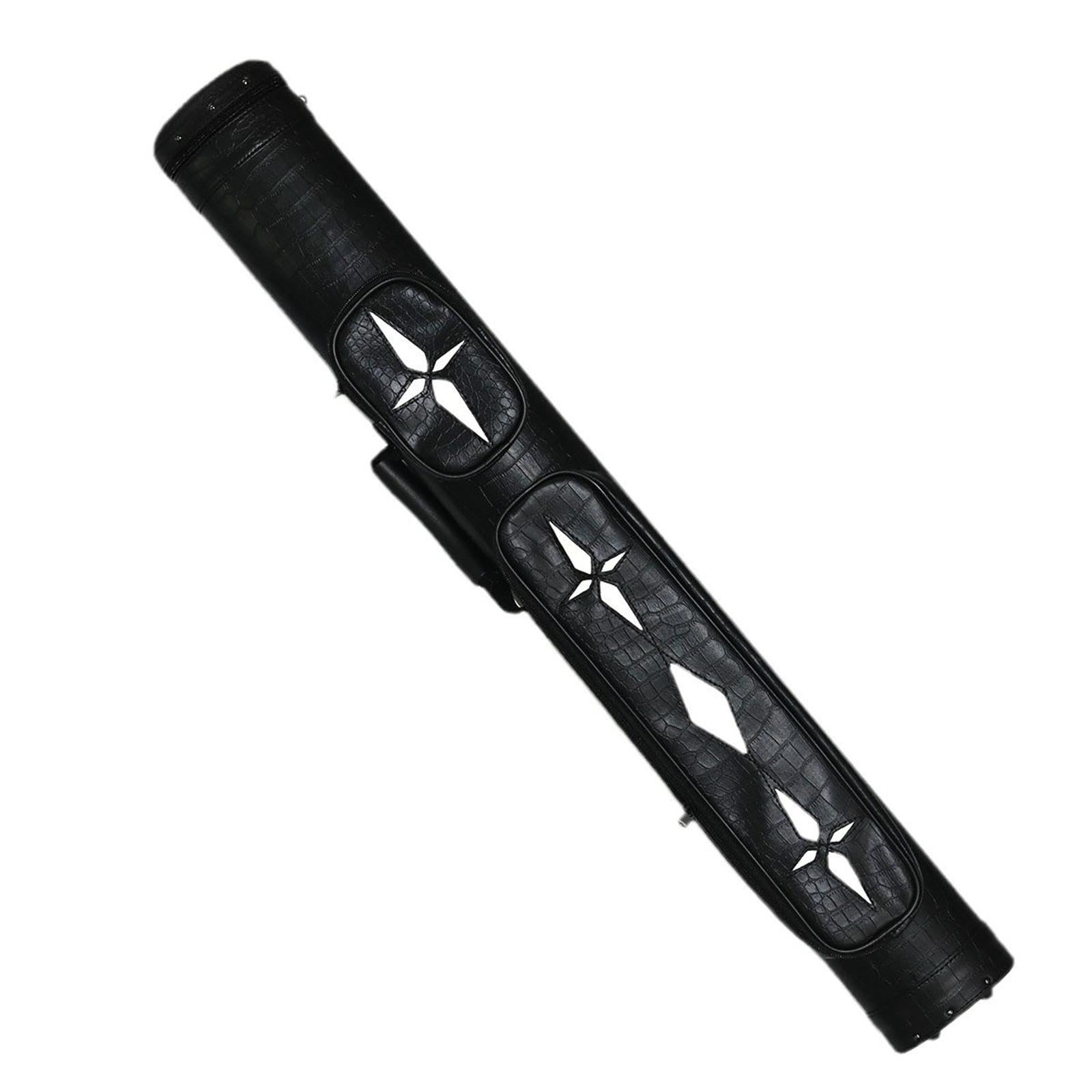 kowaku Pool Cue Bag with Shoulder Straps and Handle Compact Holds Butts and Shafts Pool Stick Bag for Outdoor Billiards Accessory