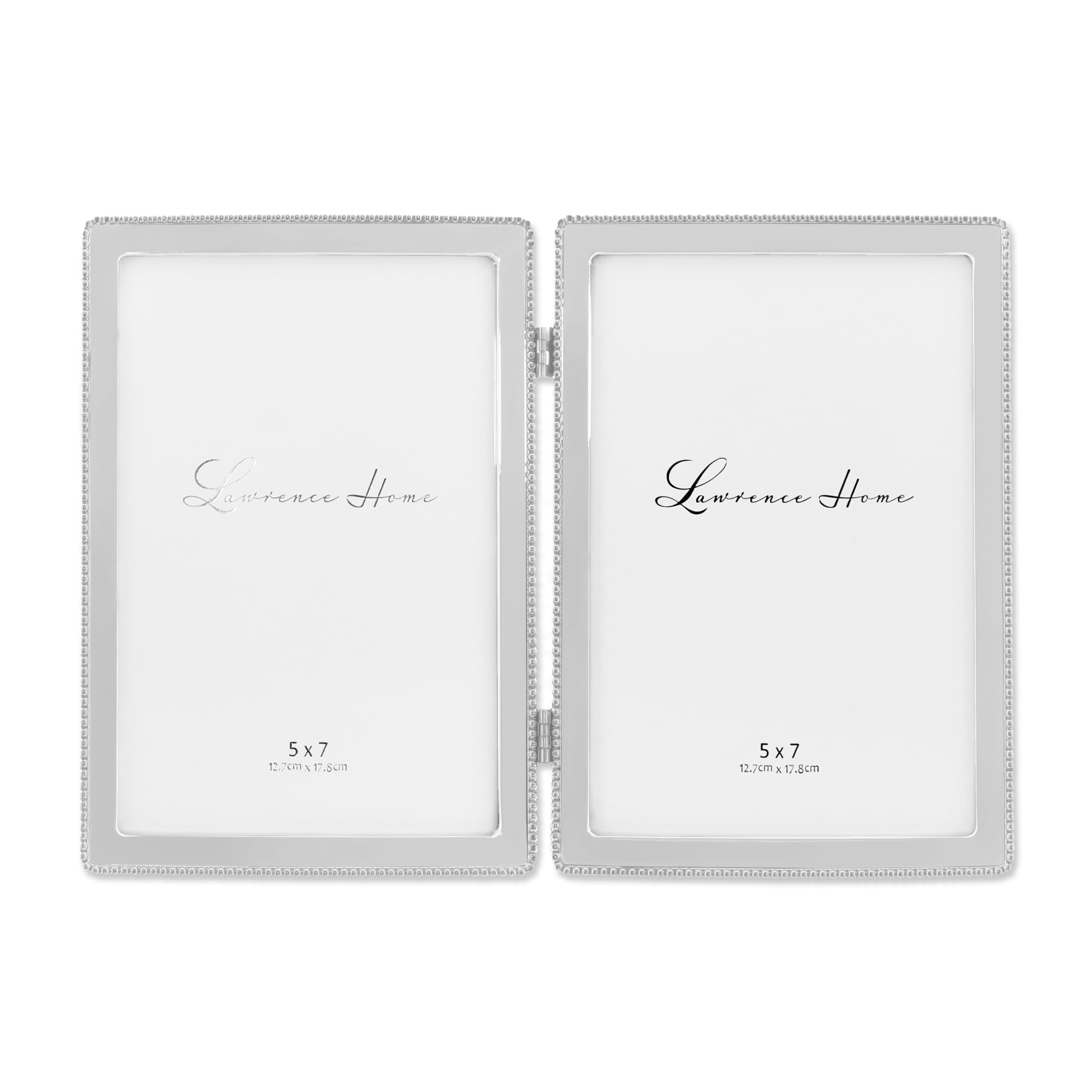 Zilverstad 6639231 - Cornice per foto doppia Sweet Memory, lucida, velluto, metallo, argento | Leroy Merlin