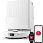 Roborock 2026 New Qrevo S Pro Robot Vacuum and Mop, 18,500Pa Suction, Anti-Tangle Brushes, Reactive AI Obstacle Recognition, 75℃ High-Temp Washing, 10mm Mop Lifting, Self-Emptying and Refilling