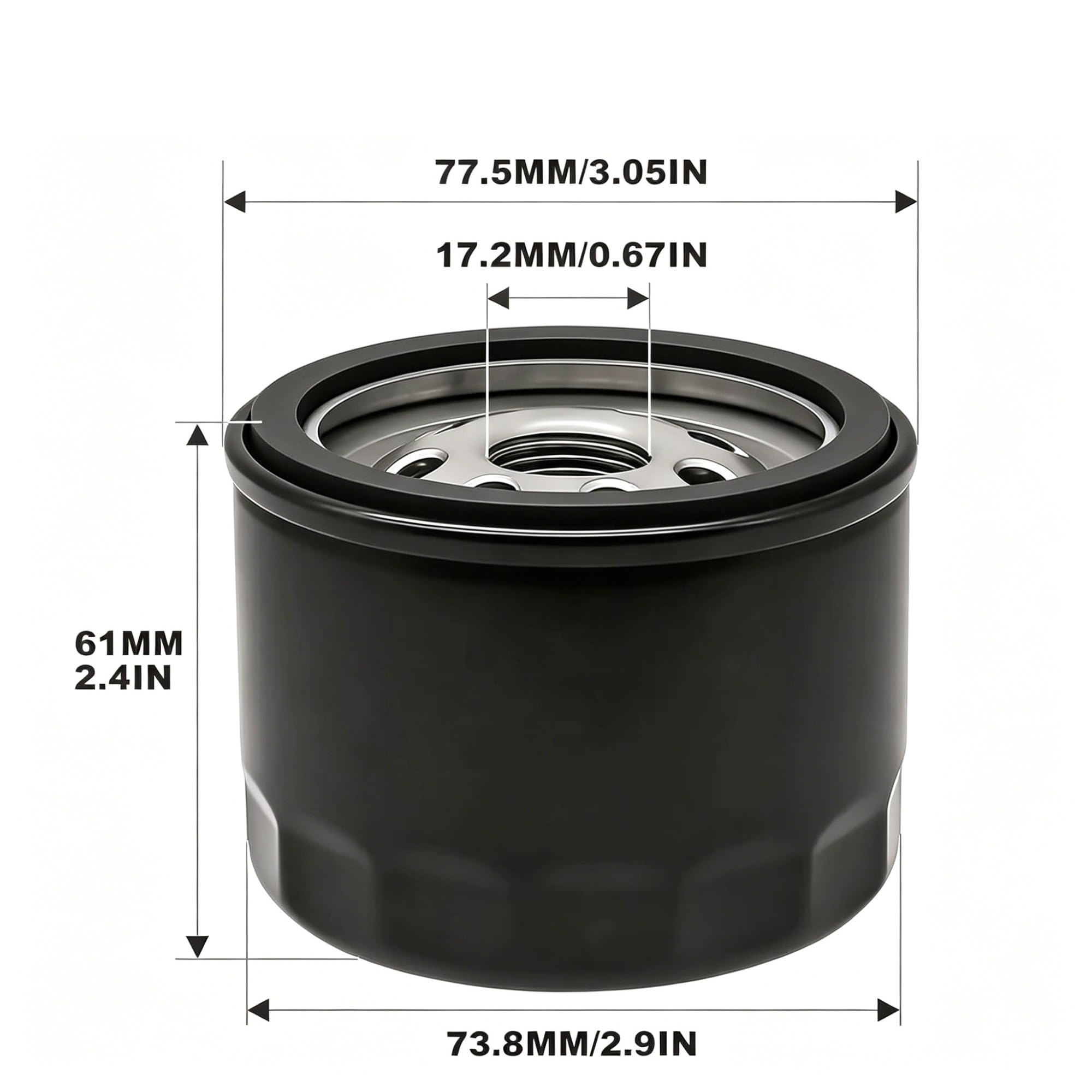 Compatible con el Juego de Repuesto Kawasaki Serie FR. | FS 11013-0752 49065-7007 49065-0721 motor de cortacésped con filtro de aceite de aire