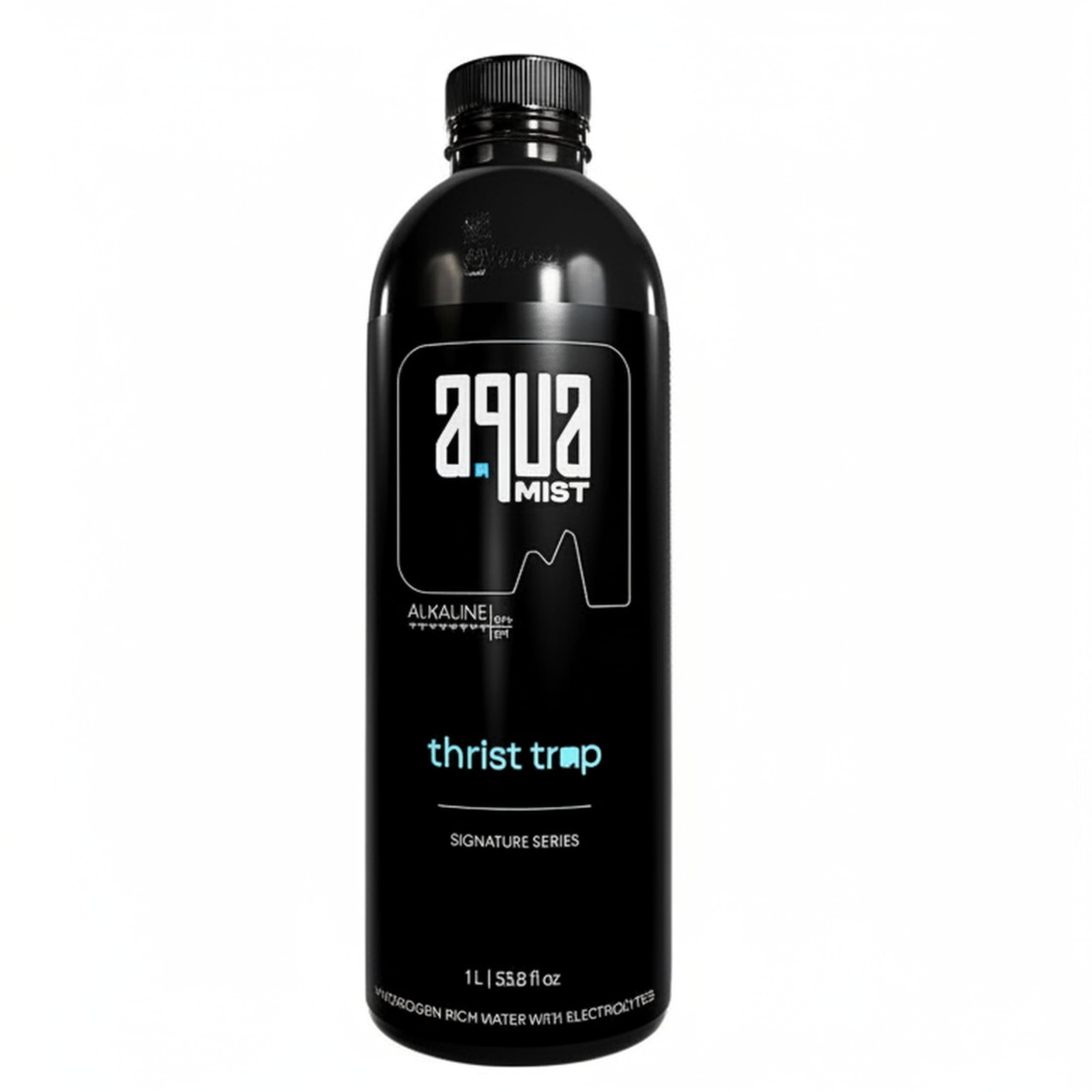 Aqua Mist Hydrogen Rich Alkaline Water pH 8.5+ with Electrolytes, 1 Litre Alkaline Water Bottle, Mineralized Pure Drinking Water for Daily Hydration (30, 30 Bottle)-image-6